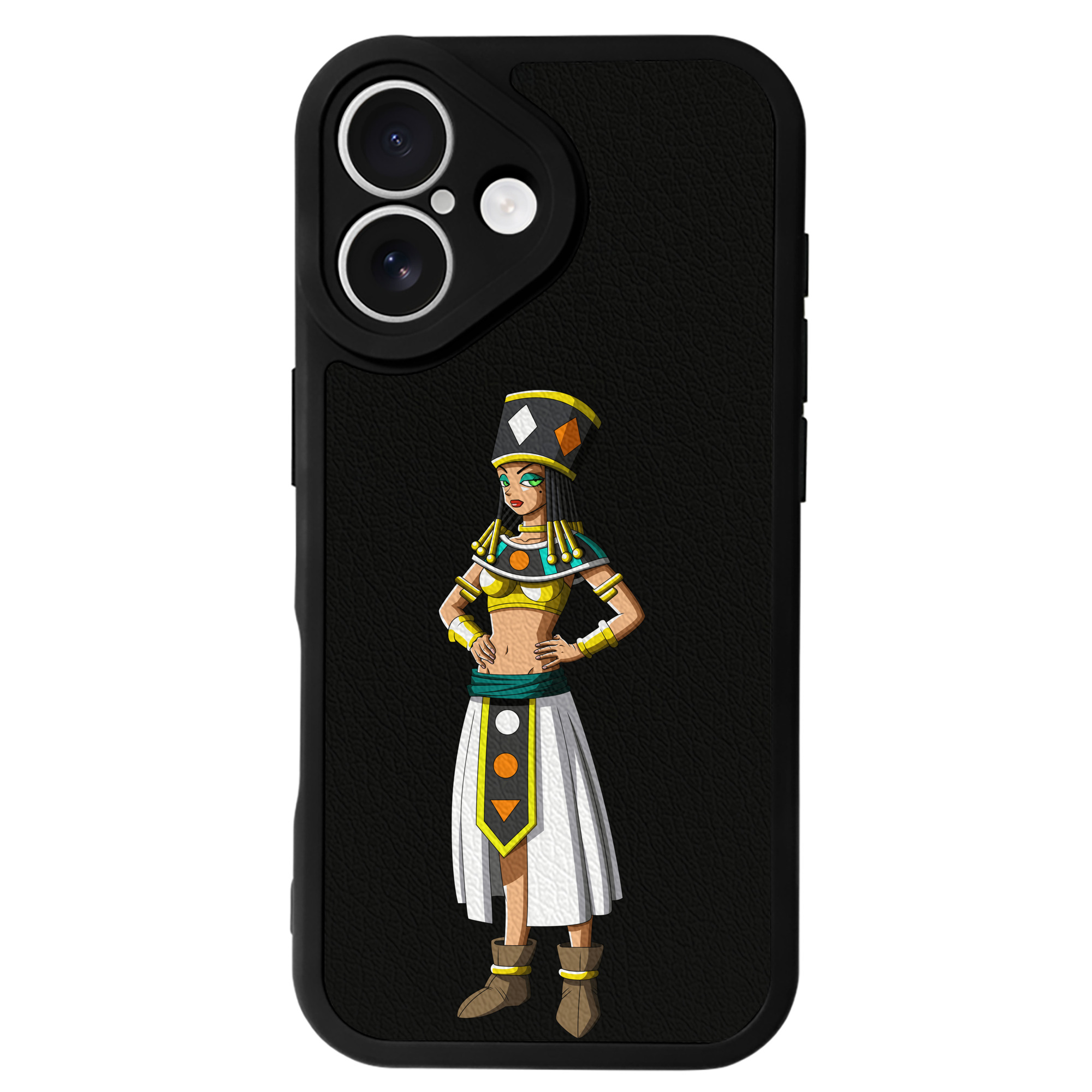 （画像用） ドラゴンボール DRAGON BALL 【iPhone 16シリーズ対応】シリコンスマホケース（レザー調） 材質：シリコン